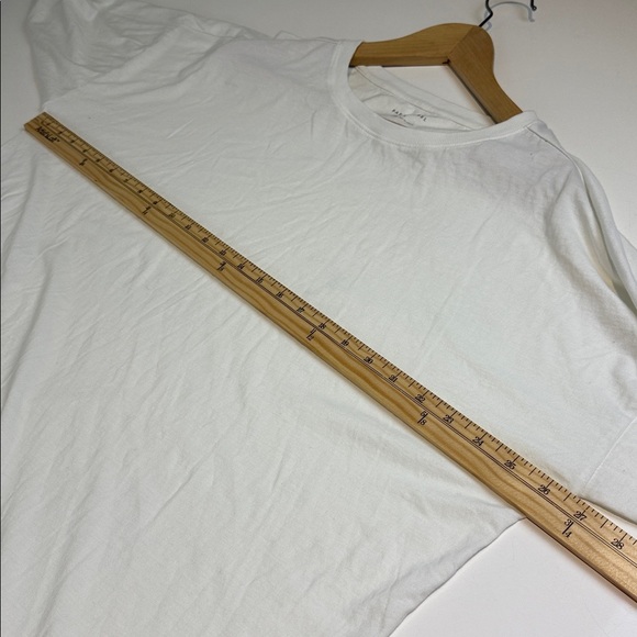 Paper Label Classic White pima Cotton Long Sleeve Shirt Size Large - Picture 4 of 6